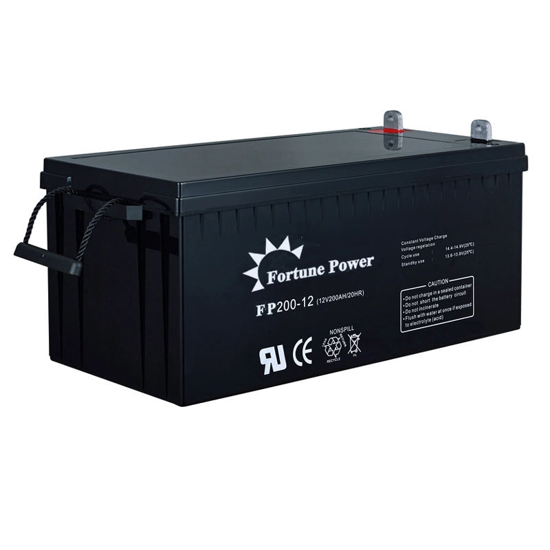 Luxury Battery Deep Cycle Gel Battery Made in China 12V200ah