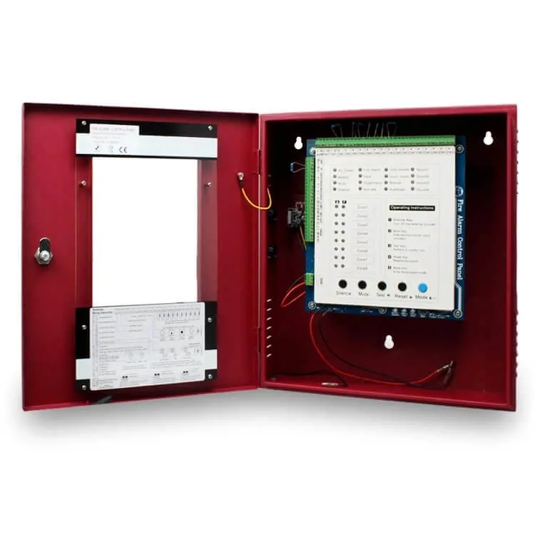 4 Zones Conventional Fire Alarm Fire Safety Control Panel