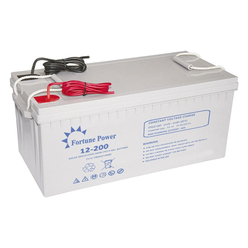 Luxury Battery Deep Cycle Gel Battery Made in China 12V200ah