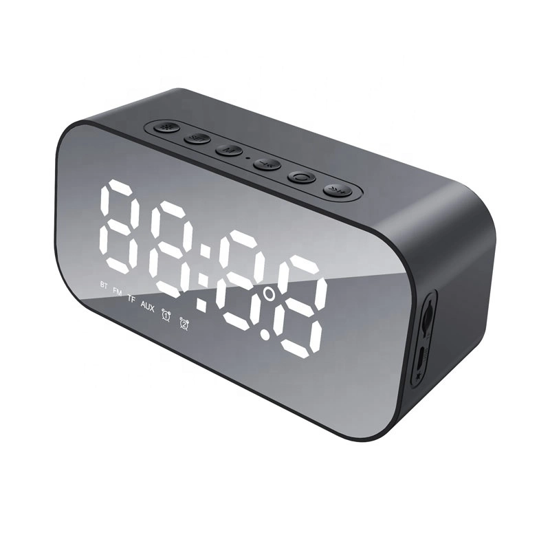 Full Screen Havit M3 Active Portable Bedside Strong Bass Lautsprecher Speaker Wireless HiFi Altoparlante Alarm Clock Bt Speaker