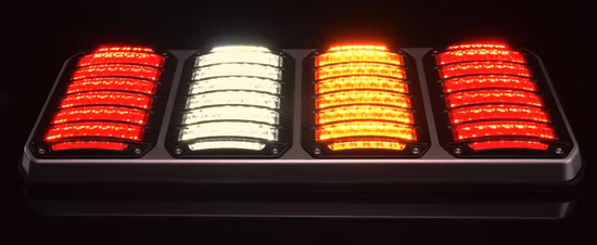 仙建消防署 救急車 E-MARK 外部尾翼方向用LEDトラックライト