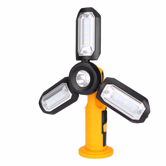 Brightenlux 2022 新デザイン高輝度折りたたみ式磁気 USB 充電式 LED ワークランプ パワーバンク機能付き